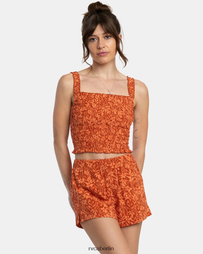 RVCA Terrassen-Tanktop BF4L8X1345 Kleidung Sandelholz Frauen