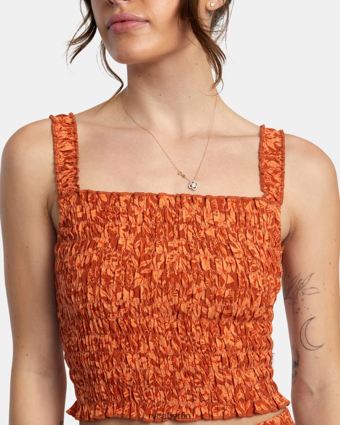 RVCA Terrassen-Tanktop BF4L8X1345 Kleidung Sandelholz Frauen