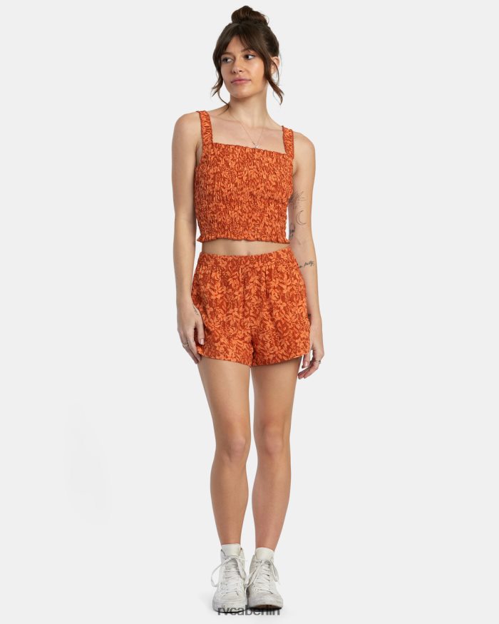 RVCA Terrassen-Tanktop BF4L8X1345 Kleidung Sandelholz Frauen