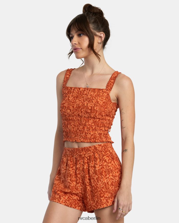 RVCA Terrassen-Tanktop BF4L8X1345 Kleidung Sandelholz Frauen