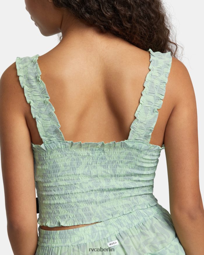 RVCA Terrassen-Öko-Tanktop BF4L8X1127 Kleidung Seeschaum Frauen