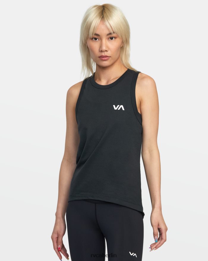 RVCA Va-Muskeltrainings-Tanktop BF4L8X1266 Kleidung schwarz 2 Frauen