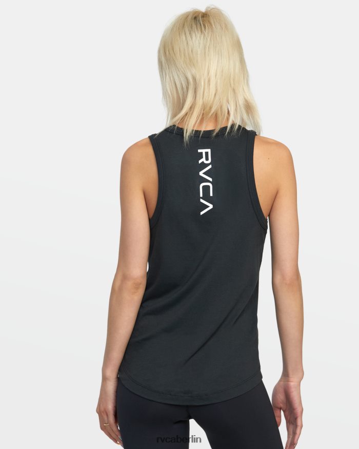 RVCA Va-Muskeltrainings-Tanktop BF4L8X1266 Kleidung schwarz 2 Frauen