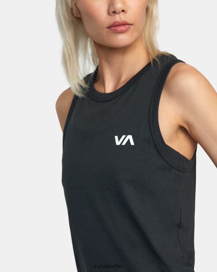 RVCA Va-Muskeltrainings-Tanktop BF4L8X1266 Kleidung schwarz 2 Frauen