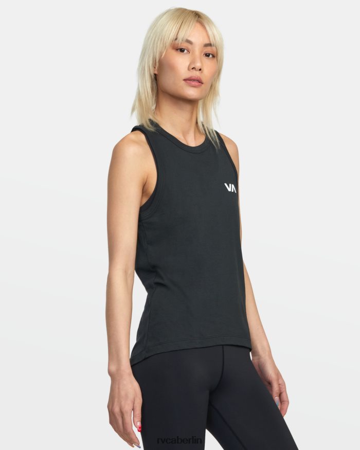 RVCA Va-Muskeltrainings-Tanktop BF4L8X1266 Kleidung schwarz 2 Frauen