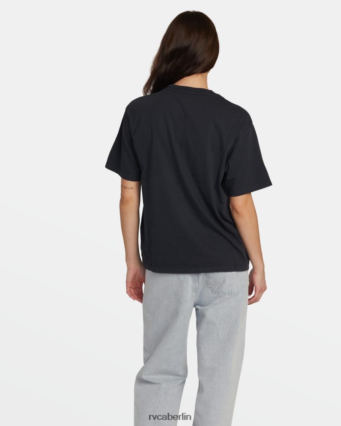 RVCA Wirbel Anyday T-Shirt BF4L8X1366 Kleidung Schwarz Frauen