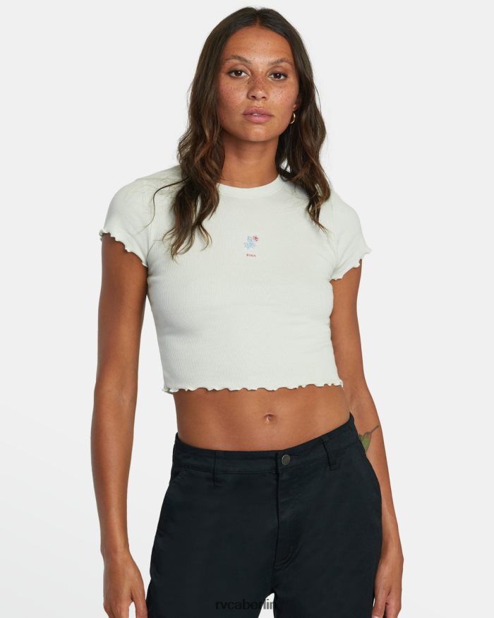 RVCA Zierliches Klassenkameraden-T-Shirt BF4L8X1344 Kleidung Meeresspray Frauen