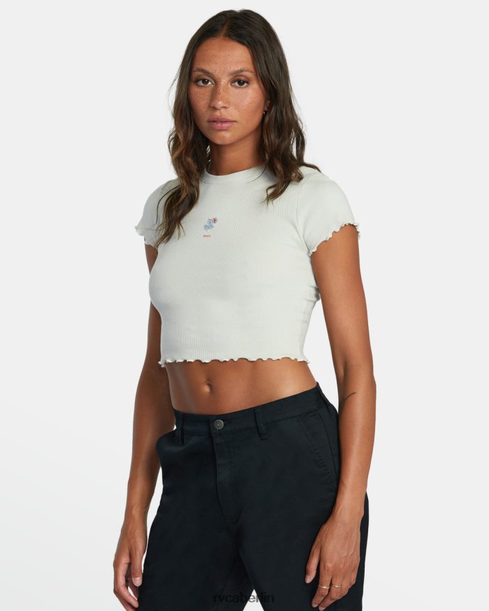 RVCA Zierliches Klassenkameraden-T-Shirt BF4L8X1344 Kleidung Meeresspray Frauen