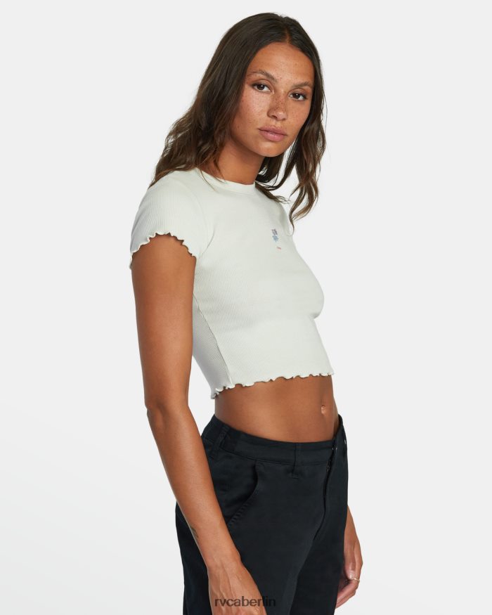 RVCA Zierliches Klassenkameraden-T-Shirt BF4L8X1344 Kleidung Meeresspray Frauen