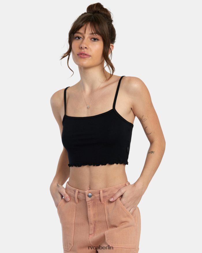 RVCA das ganze Tanktop BF4L8X1414 Kleidung Schwarz Frauen