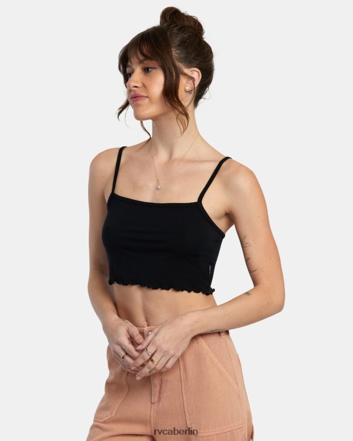 RVCA das ganze Tanktop BF4L8X1414 Kleidung Schwarz Frauen