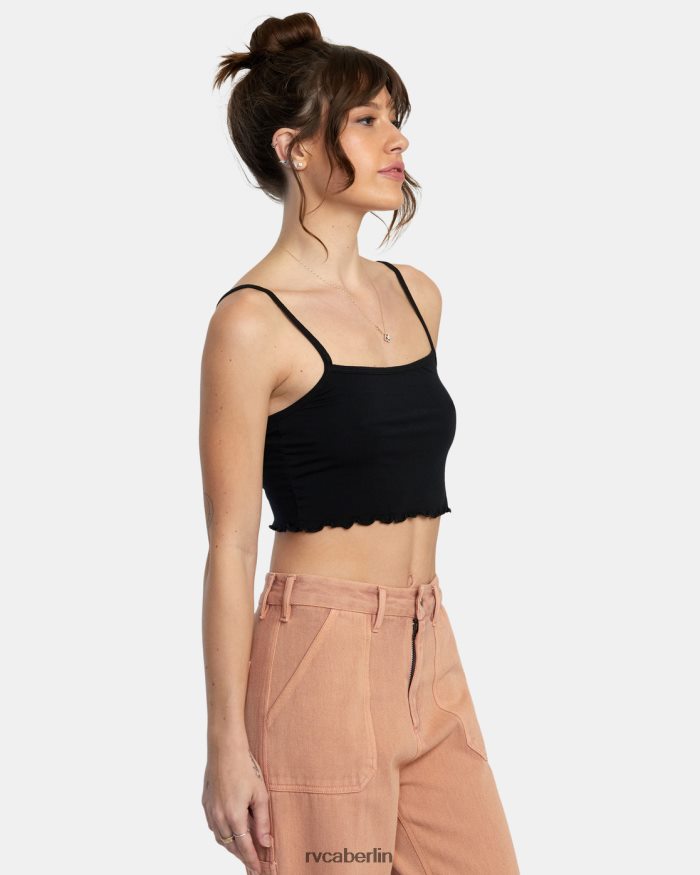 RVCA das ganze Tanktop BF4L8X1414 Kleidung Schwarz Frauen