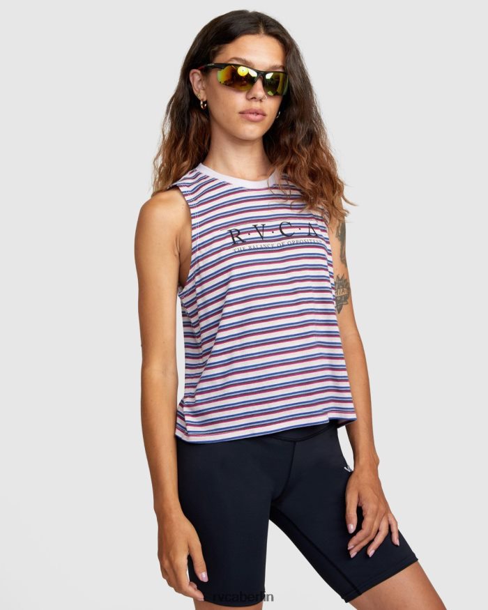 RVCA konstruiertes Tanktop BF4L8X1319 Kleidung Lavendel Frauen