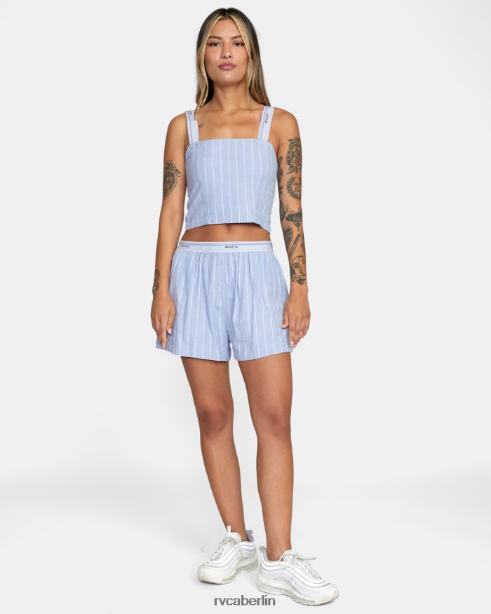 RVCA nächtliches Crop-Tanktop BF4L8X1719 Kleidung grau lila Frauen