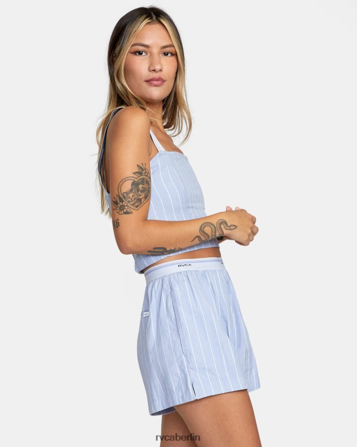 RVCA nächtliches Crop-Tanktop BF4L8X1719 Kleidung grau lila Frauen