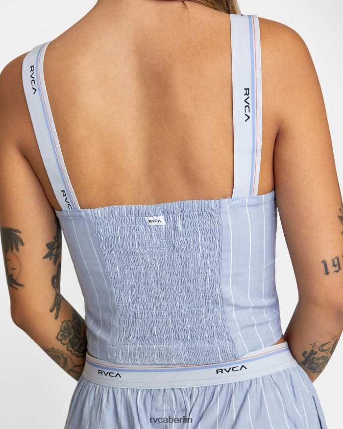 RVCA nächtliches Crop-Tanktop BF4L8X1719 Kleidung grau lila Frauen