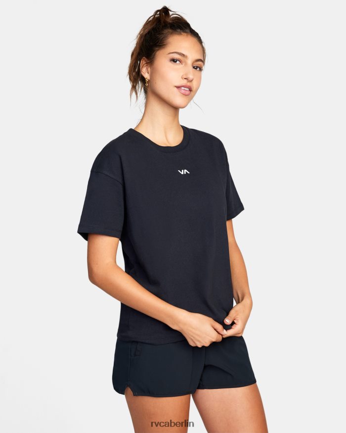 RVCA va Essential T-Shirt BF4L8X1730 Kleidung Schwarz Frauen