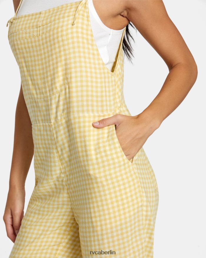 RVCA Zula-Pullover-Vertuschung BF4L8X1209 schwimmen golden Frauen