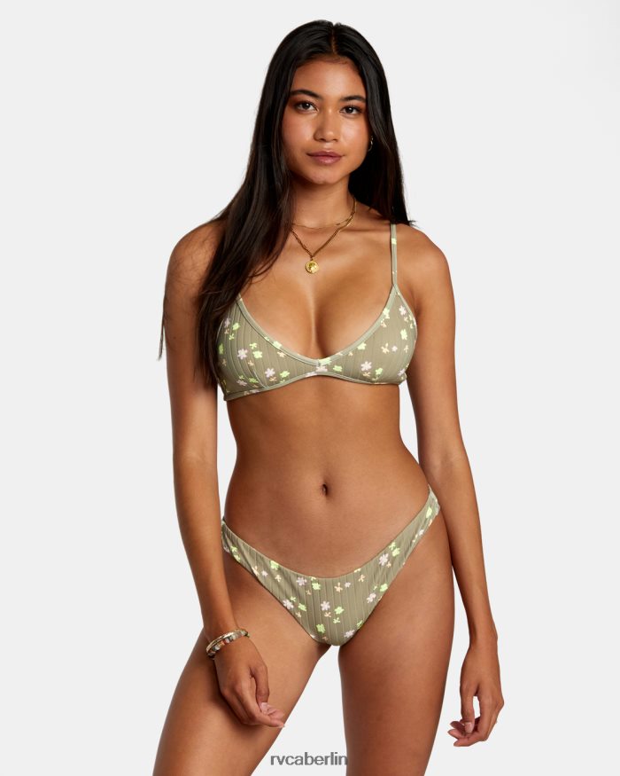 RVCA Decoupage freche Bikinihose BF4L8X1189 schwimmen Aloe Frauen