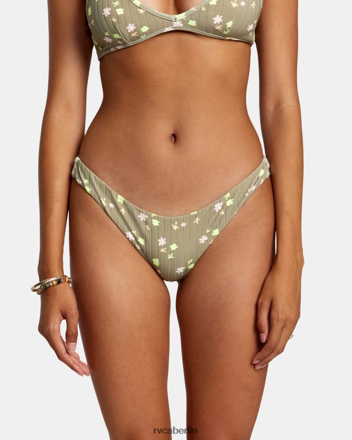 RVCA Decoupage freche Bikinihose BF4L8X1189 schwimmen Aloe Frauen