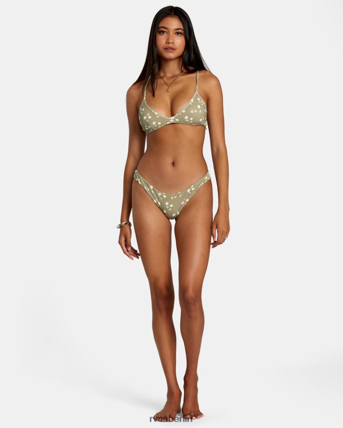 RVCA Decoupage freche Bikinihose BF4L8X1189 schwimmen Aloe Frauen