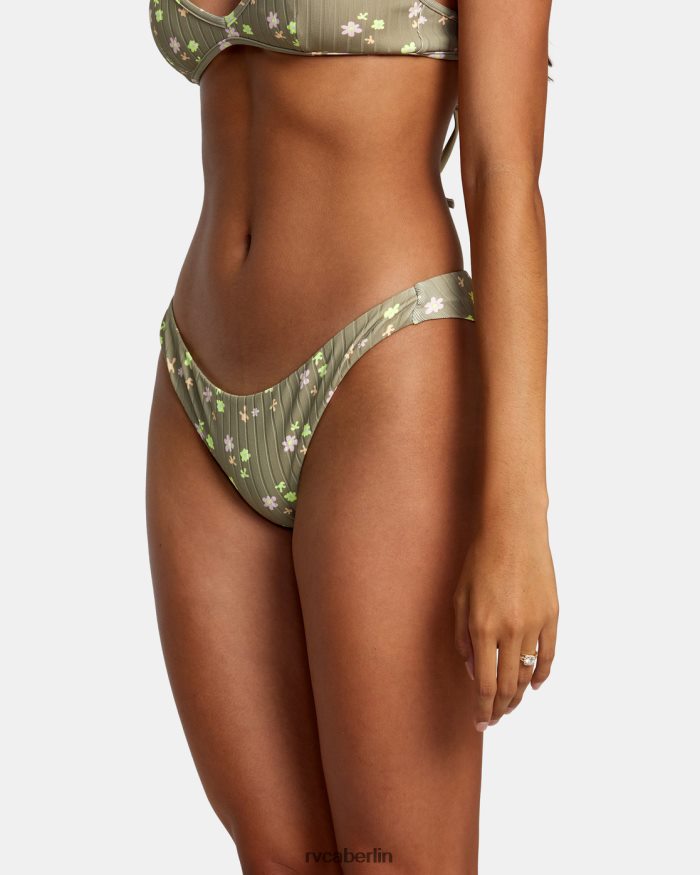 RVCA Decoupage freche Bikinihose BF4L8X1189 schwimmen Aloe Frauen