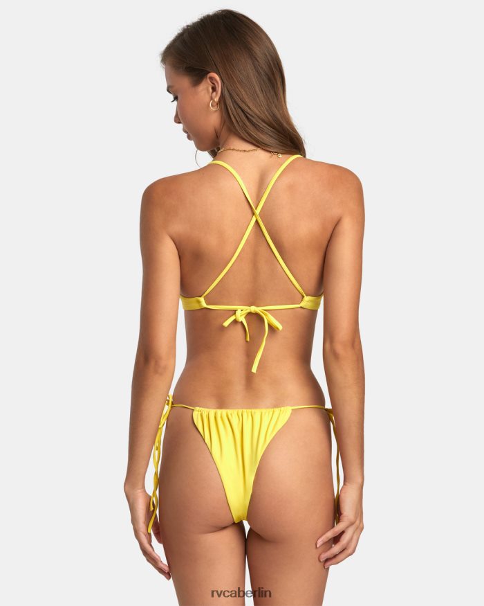 RVCA Feste, knappe Bikinihose zum Binden BF4L8X1398 schwimmen Guave Frauen