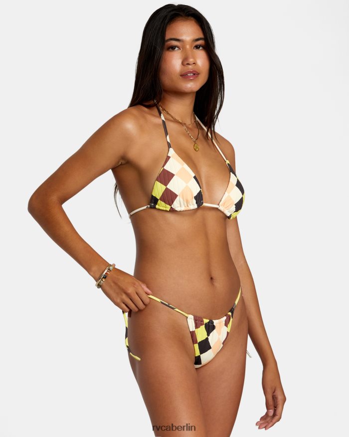 RVCA Greenpacha Breeze Mittelgroße Bikinihose mit Schiebeschnürung BF4L8X1121 schwimmen multi Frauen