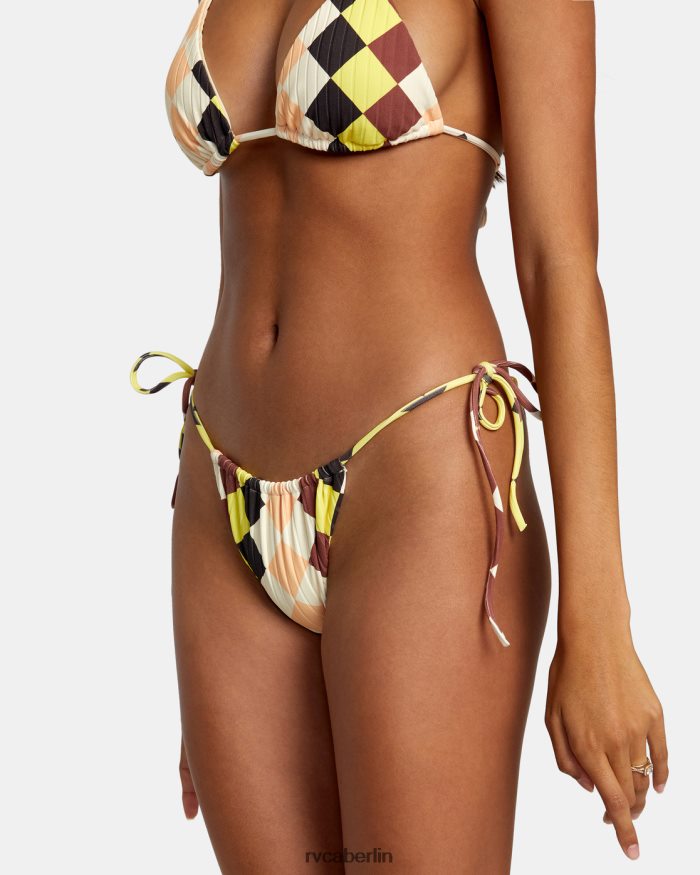 RVCA Greenpacha Breeze Mittelgroße Bikinihose mit Schiebeschnürung BF4L8X1121 schwimmen multi Frauen