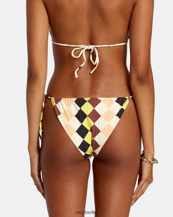 RVCA Greenpacha Breeze Mittelgroße Bikinihose mit Schiebeschnürung BF4L8X1121 schwimmen multi Frauen