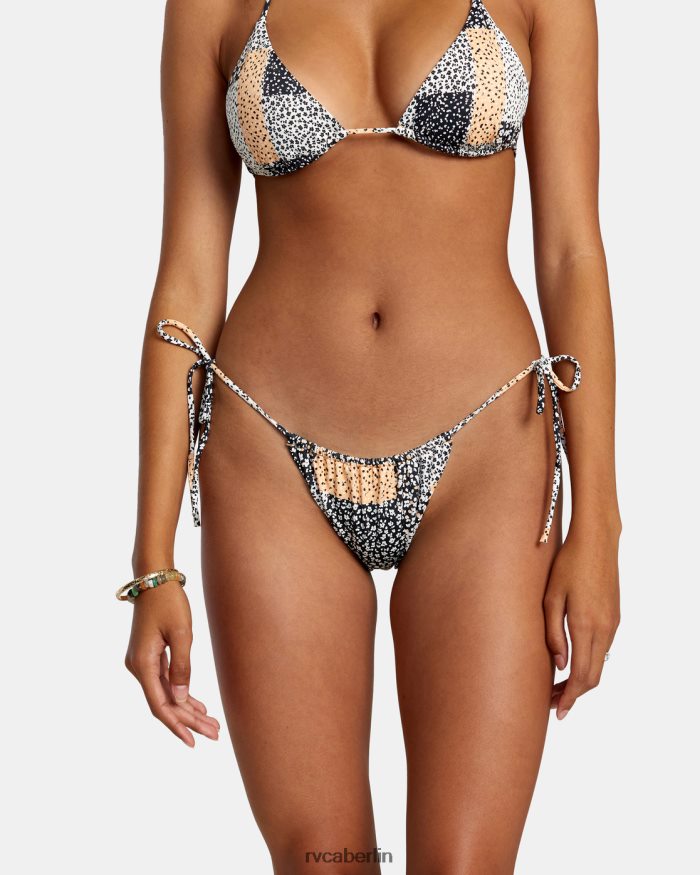RVCA Mittlere Patchwork-Bikinihose BF4L8X1196 schwimmen multi Frauen