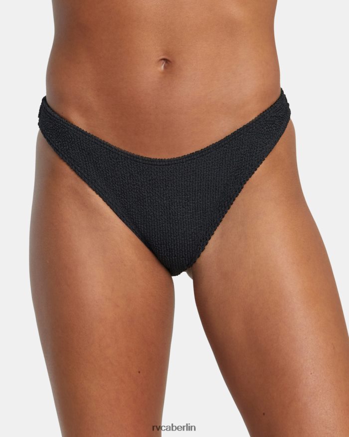 RVCA Rillen französische Bikinihose BF4L8X1090 schwimmen Schwarz Frauen