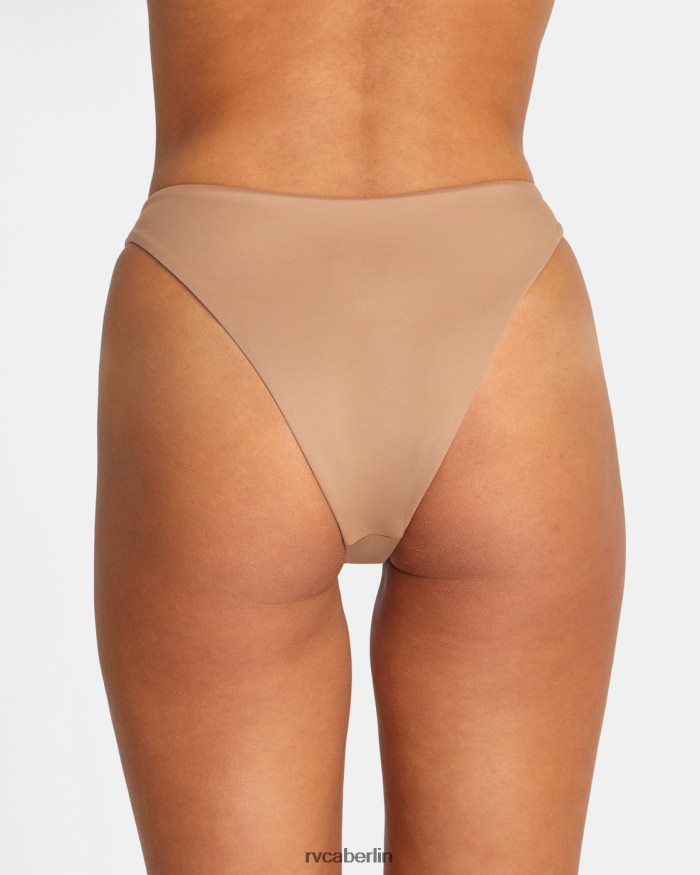 RVCA Solide französische Bikinihose BF4L8X1452 schwimmen Holz Frauen