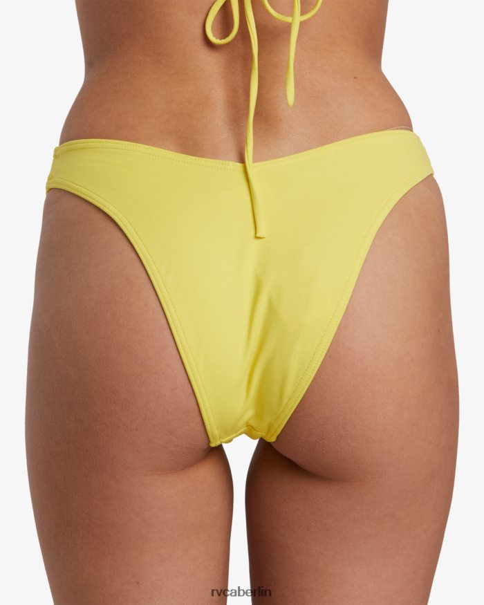 RVCA Solide mittelgroße Bikinihose BF4L8X1409 schwimmen Guave Frauen