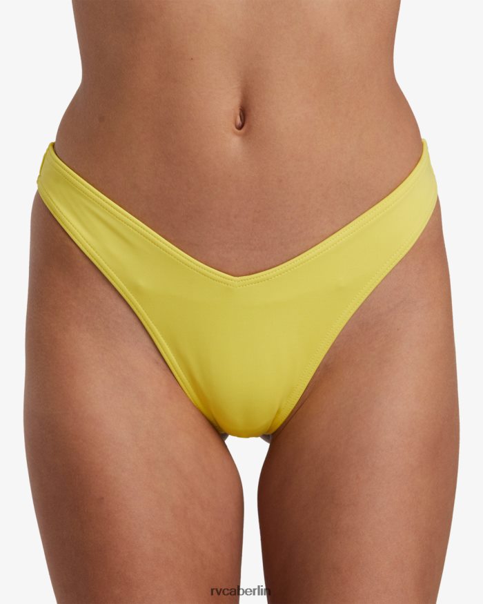 RVCA Solide mittelgroße Bikinihose BF4L8X1409 schwimmen Guave Frauen