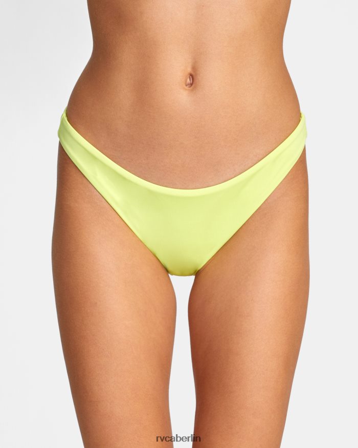 RVCA Solide mittelgroße Bikinihose BF4L8X1496 schwimmen Limeade Frauen