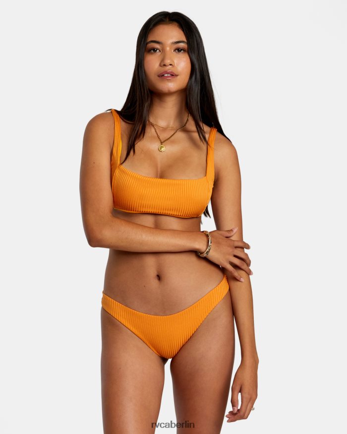 RVCA Tangerine schimmernde, freche Bikinihose BF4L8X1133 schwimmen Mandarine Frauen