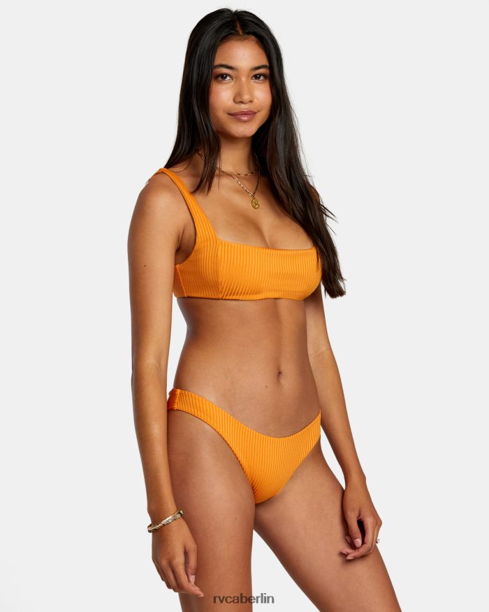 RVCA Tangerine schimmernde, freche Bikinihose BF4L8X1133 schwimmen Mandarine Frauen