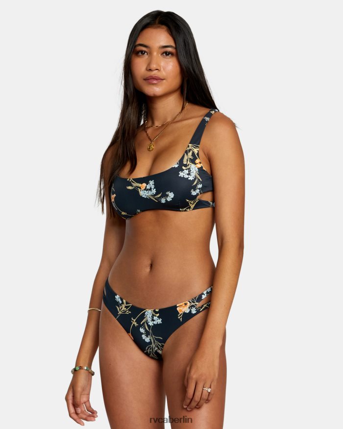RVCA Bralette-Bikinioberteil mit Bloom-Ausschnitt BF4L8X1217 schwimmen Schwarz Frauen