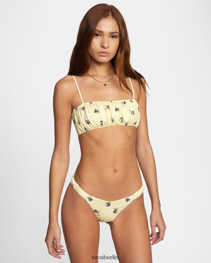 RVCA Einfach zu liebendes Bandeau-Bikinioberteil BF4L8X1619 schwimmen Sonnenschein Frauen