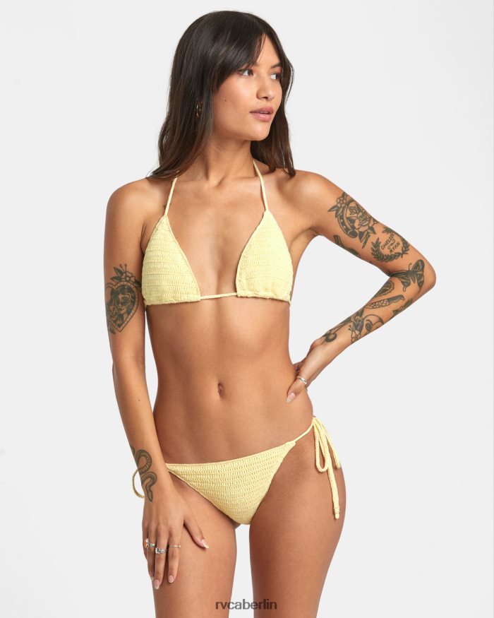 RVCA Glory Triangel-Bikinioberteil BF4L8X1394 schwimmen Zitrone Frauen