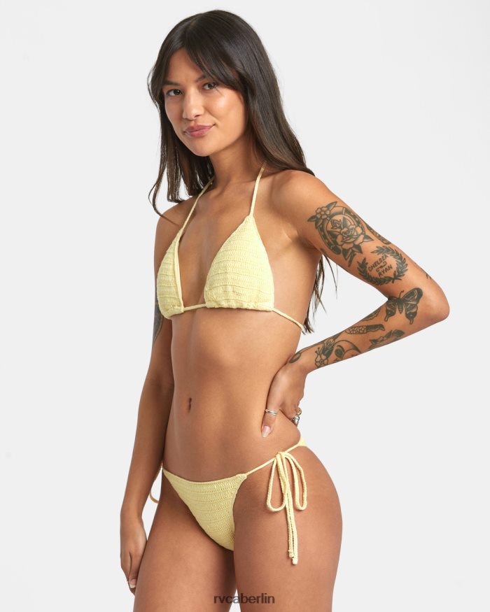 RVCA Glory Triangel-Bikinioberteil BF4L8X1394 schwimmen Zitrone Frauen