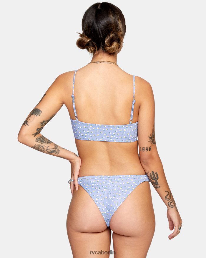 RVCA Mille Bandeau-Bikinioberteil BF4L8X1326 schwimmen grau lila Frauen