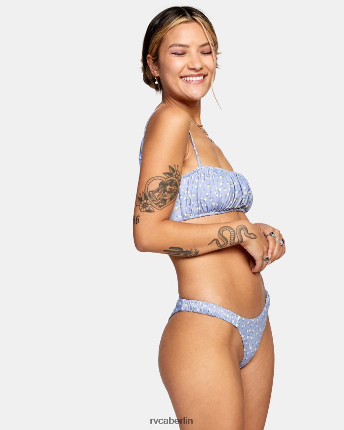 RVCA Mille Bandeau-Bikinioberteil BF4L8X1326 schwimmen grau lila Frauen