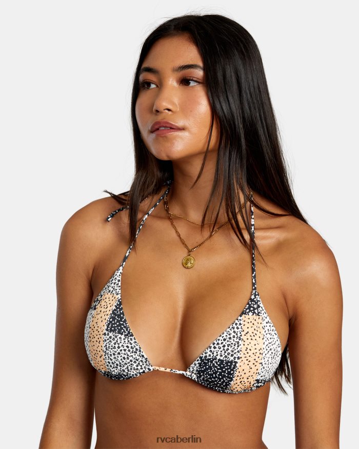 RVCA Patchwork-Triangel-Bikinioberteil BF4L8X1216 schwimmen multi Frauen