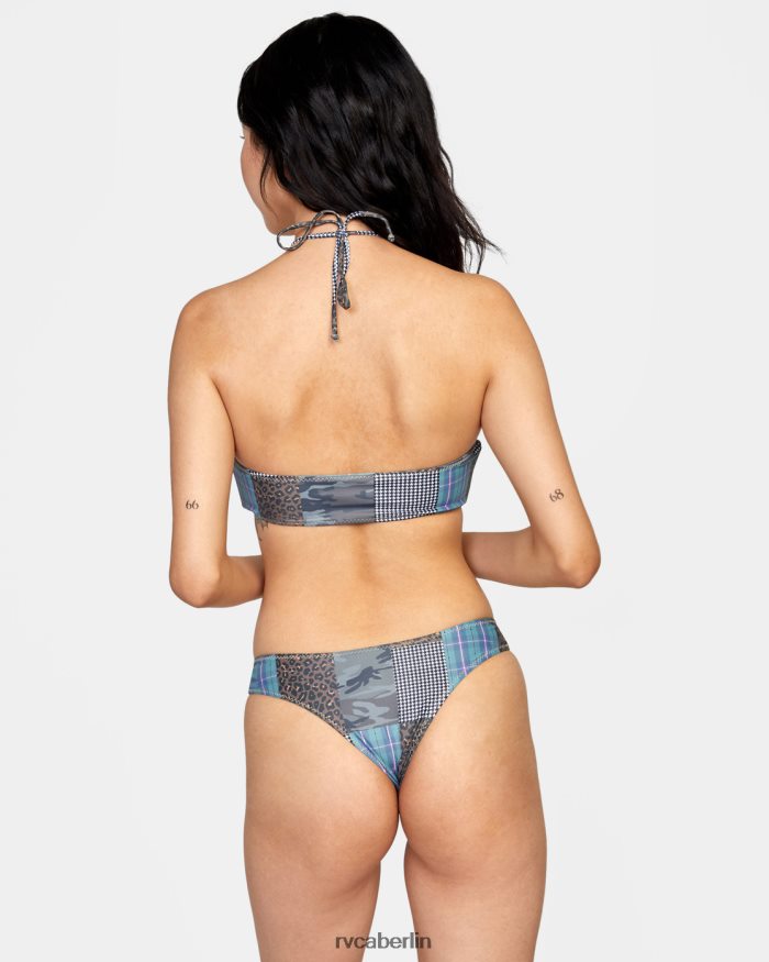 RVCA Steffani Stella Bandeau-Bikinioberteil BF4L8X1481 schwimmen multi Frauen