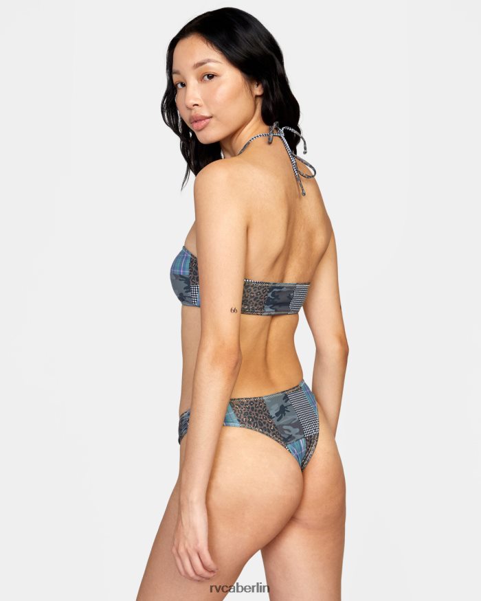 RVCA Steffani Stella Bandeau-Bikinioberteil BF4L8X1481 schwimmen multi Frauen