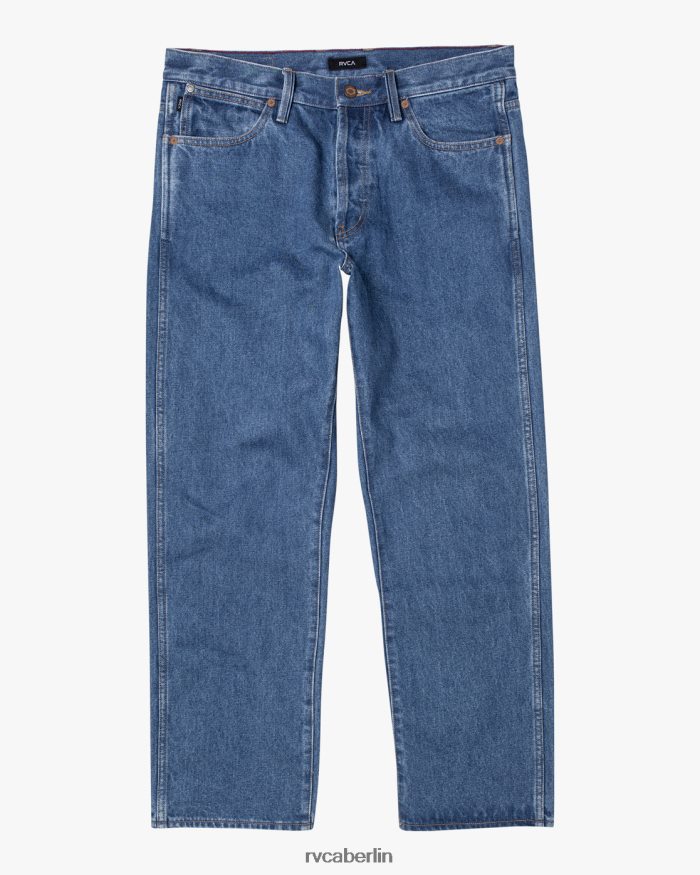 RVCA Americana-Denim-Jeans mit entspannter Passform BF4L8X858 Kleidung blaues Halsband Männer