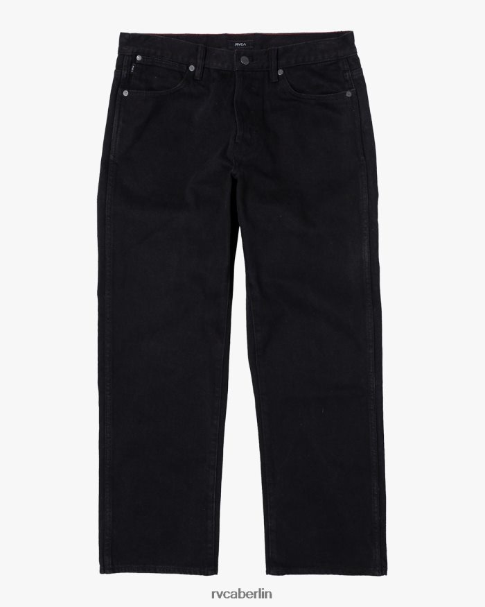 RVCA Americana-Denim-Jeans mit entspannter Passform BF4L8X882 Kleidung schwarze Spülung Männer