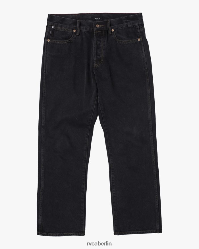 RVCA New Dawn Jeans mit gerader Passform BF4L8X1073 Kleidung Vintage-Schwarz Männer